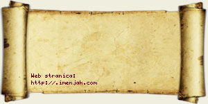 Mina Simidžić vizit kartica